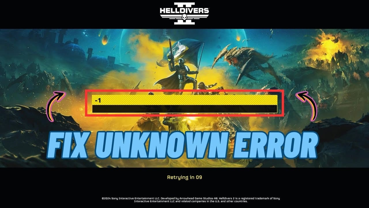 Helldivers 2 Unknown Error